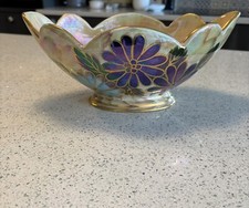 Vintage Oldcourt Ware Hand painted Lustre Bowl