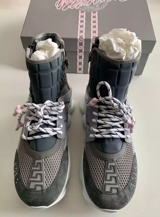 Versace chain hot sale reaction high top