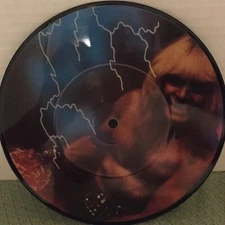 THOR let the blood run red b/w when gods collide LTD 1984 UK VINYL PICTURE DISC