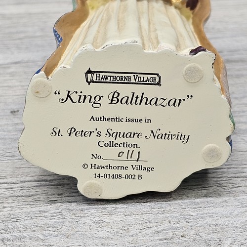 Hawthorne Village King Balthazar & Ox Piazza San Pietro Natività Collezione Leggi - Foto 9 di 17