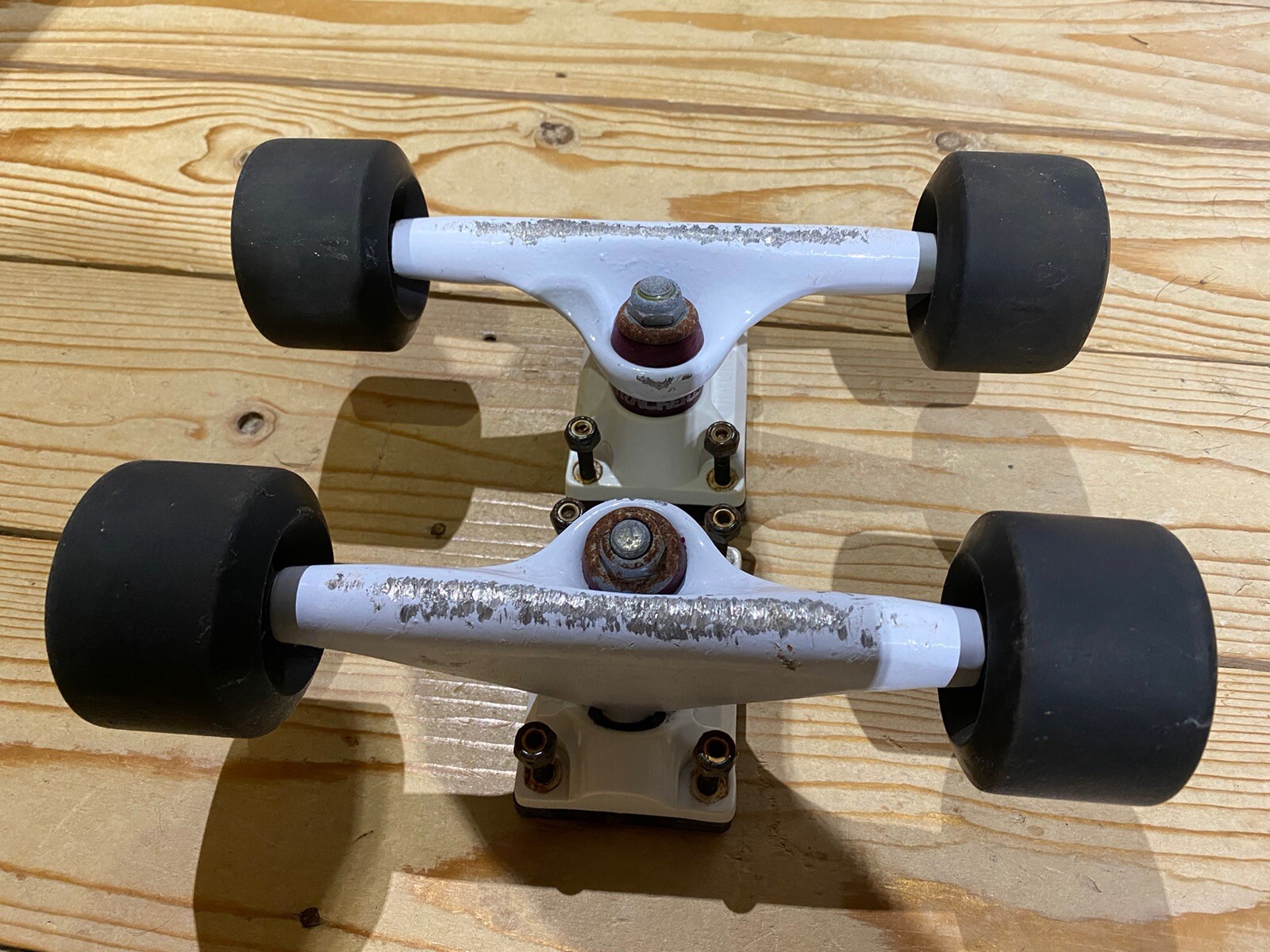 Tracker Skateboard Trucks and Santa Cruz Wheels Late 80s eBay