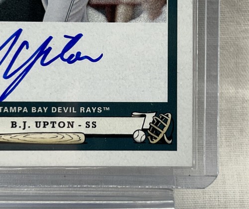 2005 Upper Deck Origins Signatures BJ Upton #BU1 Auto - Picture 6 of 6