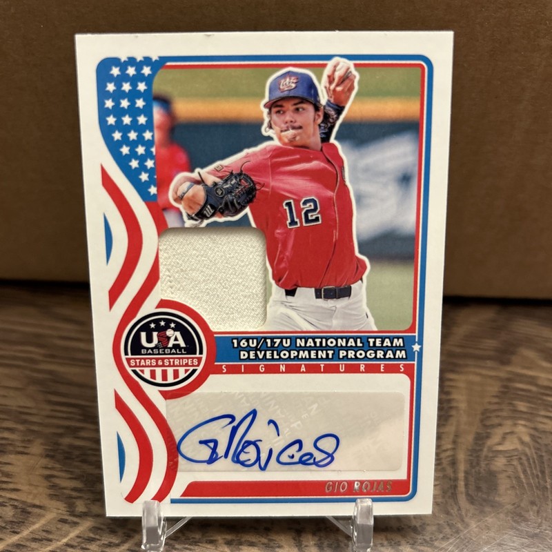 2025 Panini Stars and Stripes - National Team Gio Rojas #NTS-GR #16 Overall Pick