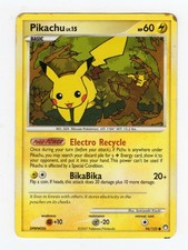 Pikachu 94/123 Mysterious Treasures 2007 Pokemon Card HP DMG