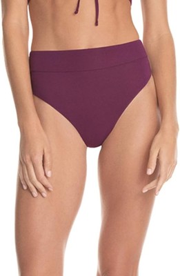 Maaji L41760 Vintage Grape Suzy Q Reversible Bikini High Waist Bottoms Size M