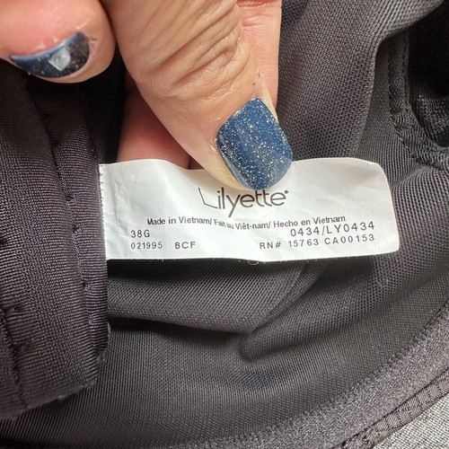 Lilyette Minimizer Bra 38G Back Smoothing Satin Underwire Adjustable 0434 - Picture 2 of 6