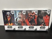 Star Wars Collectors Puzzle Set, Set of 4 1,000 Piece Puzzles Brand New Sealed