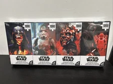 Star Wars Collectors Puzzle Set, Set of 4 1,000 Piece Puzzles Brand New Sealed