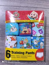 Cocomelon Underwear 2T Toddler Boys Girls Underwear 6-Pack Potty Training Pants