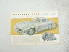 1954-55 Original Mercedes-benz Type Cccsl Gullwing Silver Arrow Brochure B13279 1954-55 Original Mercedes-benz Type Cccsl Gullwing Silver Arrow Brochure B13279