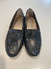 BOEMOS Italy Black Paint Splatter Leather Driving Loafers Shoes 36 US 6 — photo 2