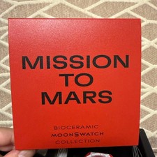 Omega Omega x Swatch  Mission to MARS Moonswatch Speedmaster 