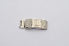 ROLEX OYSTER ACCIAIO BRACELET CHIUSURA A FOLDA 16MM 93160 VINTAGE BELLO STATO S4