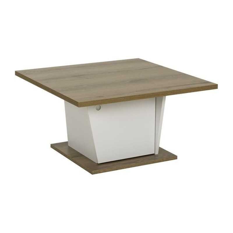 Table basse bar ATOS 69x69 cm pour des apéritifs conviviaux dans votre salon