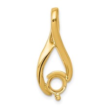 14k Holds 5.8mm Stone Fancy Slide Mounting Fits up to 2mm Regular/6mm Fancy or R