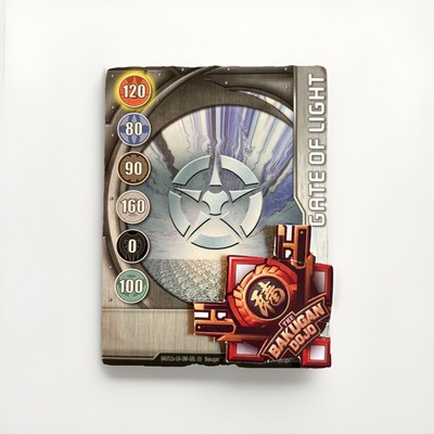 Bakugan:New Vestroia| Gate Of Light 🥈Silver Gate Card |5/48e