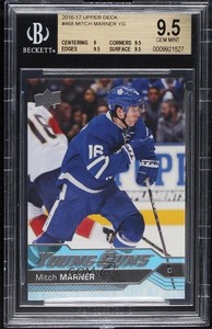 2016-17 Upper Deck Young Guns Mitch Marner #468 BGS 9.5 GEM MINT Rookie RC