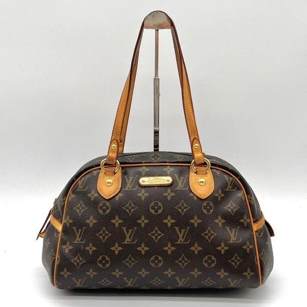 Auth LOUIS VUITTON Monogram Montorgueil PM Shoulder Bag, Tote Bag, Mini B 2Y9858