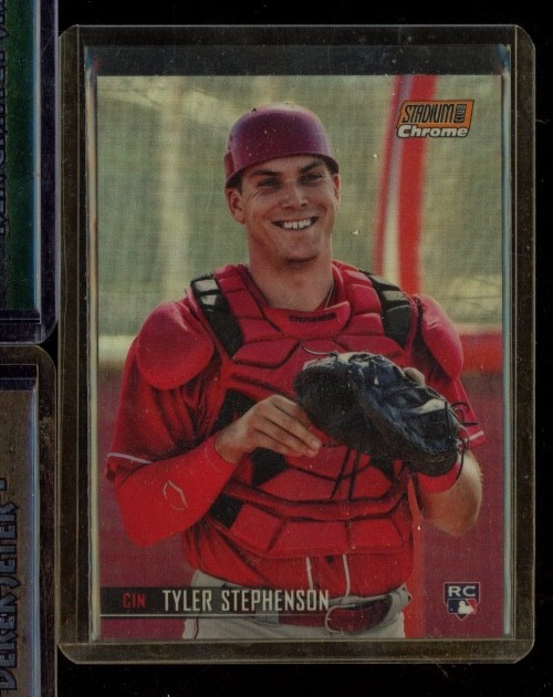 2021 TOPPS STADIUM CLUB CHROME TYLER STEPHENSON ROOKIE ORANGE 4/99