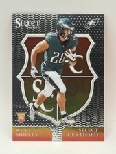 2024 Panini Select Football #20 Will Shipley RC Select Certified Rookies Eagles