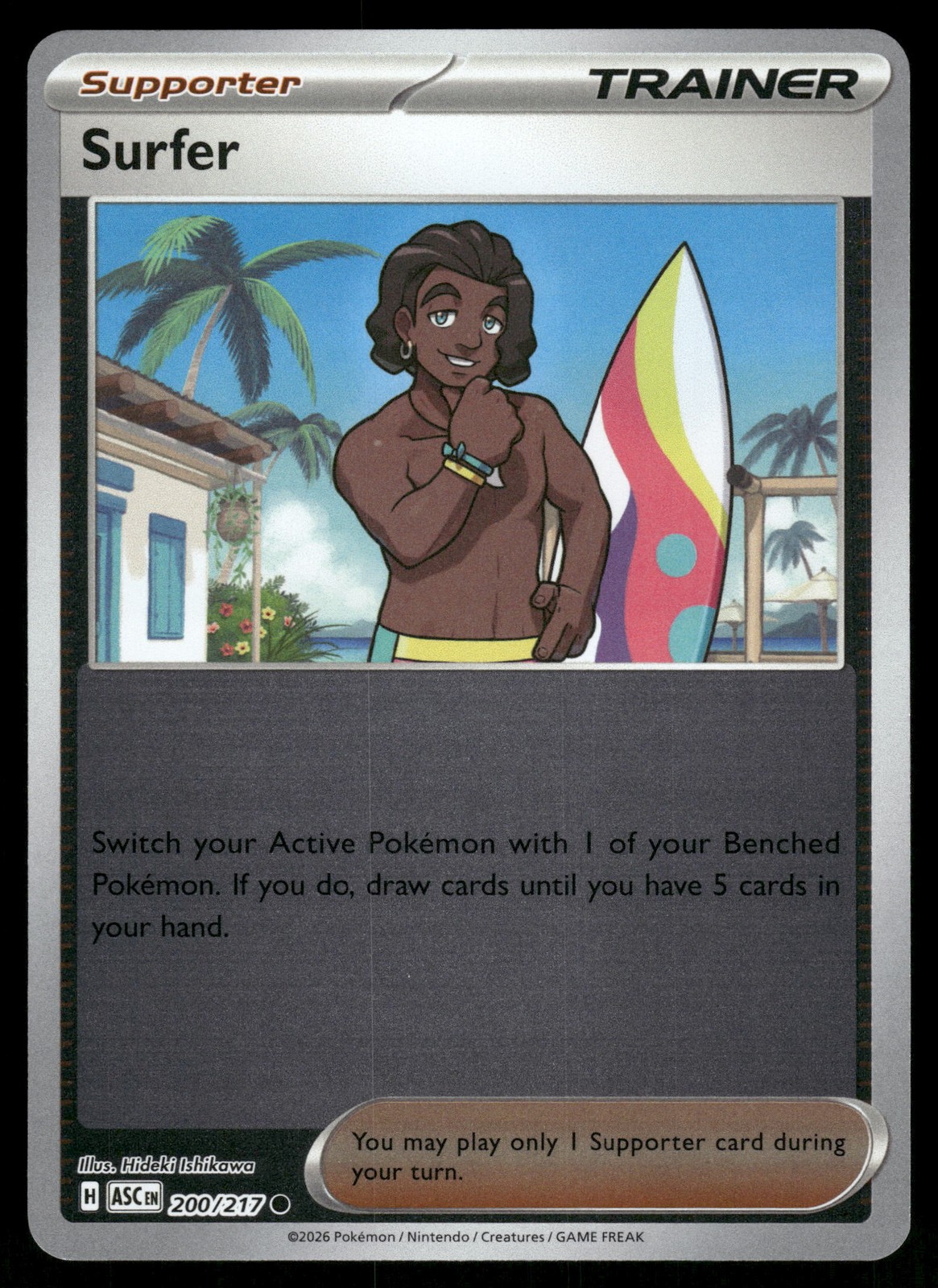 ME: Ascended Heroes #200/217 Surfer Reverse Holo
