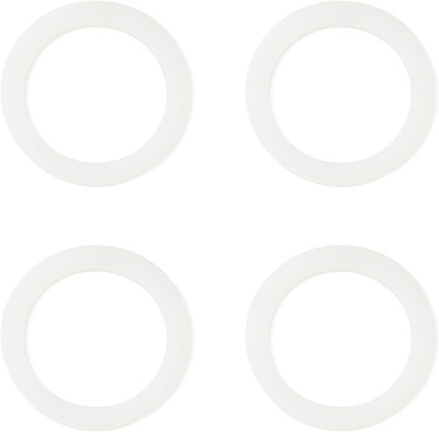 4 Pack Gasket Seal Rings for Bialetti Moka Express Dama 3/4 3 & 4 Cup, white