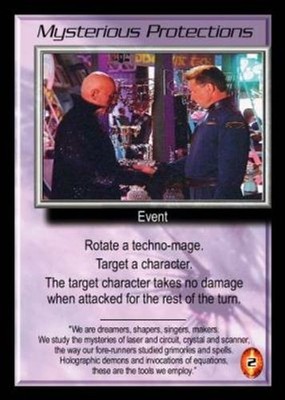 Mysterious Protections - The Shadows - Babylon 5