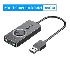 Vention USB External Sound Card USB to 3.5mm Audio Adapter USB to Earphone Micro