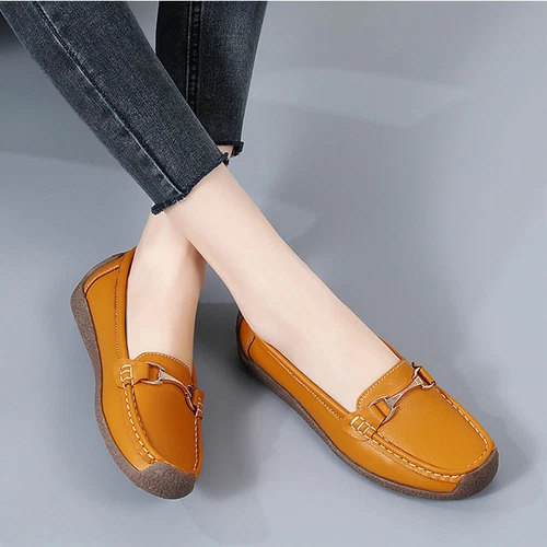 Womens Loafers Mocassin Office Work Flat Slip On Shoes Ladies Casual Shoes Size - Bild 29 von 59