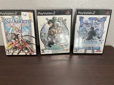 Suikoden PS2 Lot: III IV V (3 + 4 + 5) Complete RPG PlayStation Set
