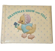 Vintage Hallmark Grandmas Show And Tell Photo Album Book Duckie Unisex EUC