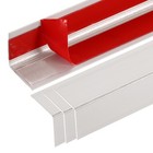 4Pcs Aluminum Corner Guards, 35" x 0.8" Metal Corner Protectors, Silver Gray