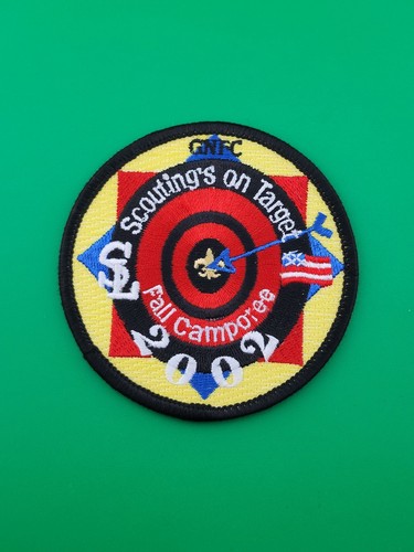 Scouting On Target Fall Camporee 2002 GNFC Patch BSA Scouts America NEW - 第 1/2 張圖片