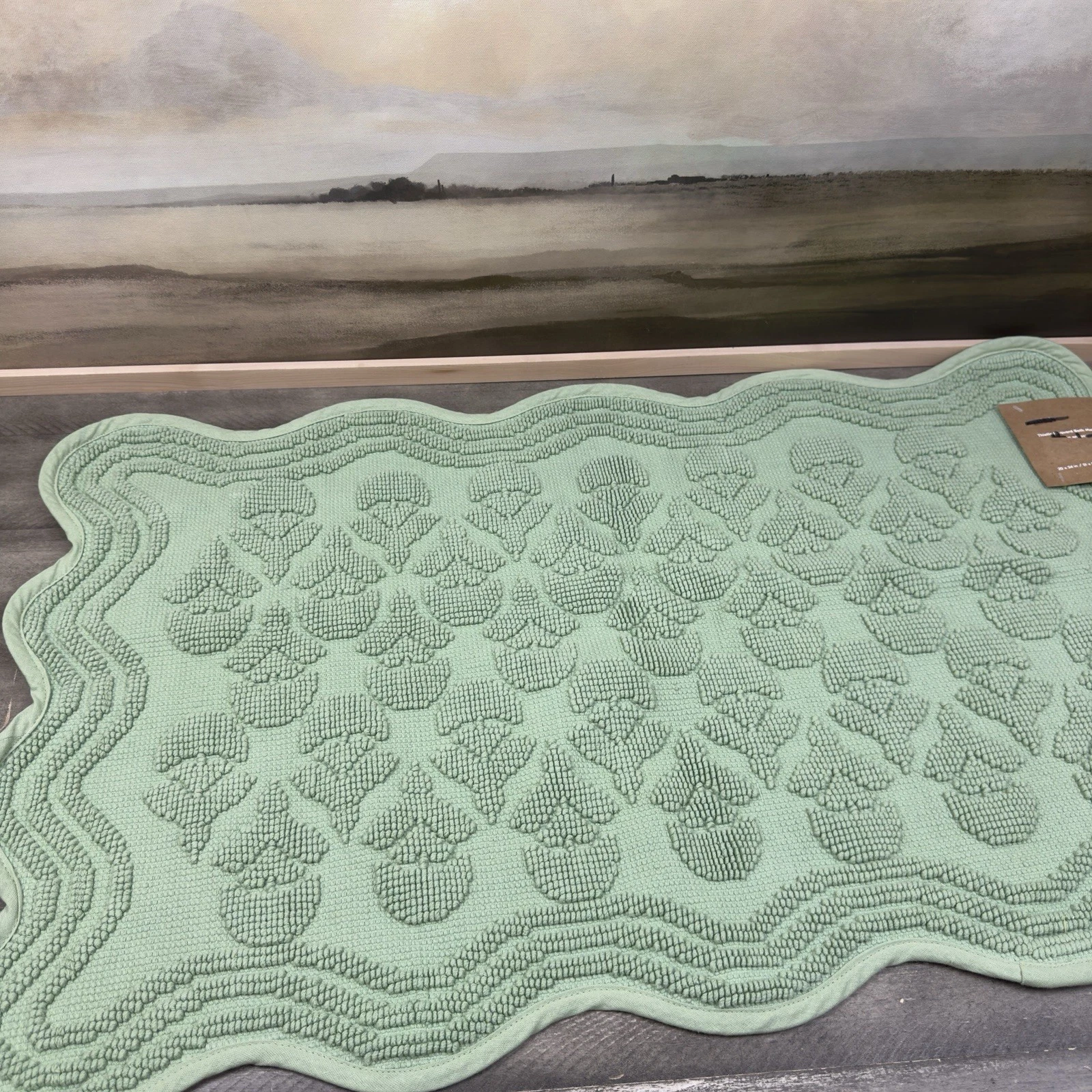 West Elm Thistle Jacquard Bath Mat - Thumbnail 2