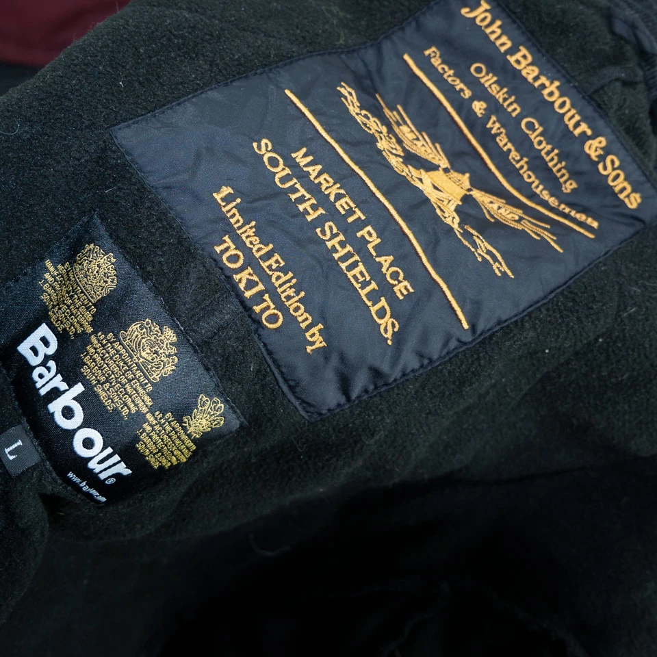 BARBOUR TOKITO Limited Edition Black Quilted International Motor Cycling Jacket - Image 4 of 4
