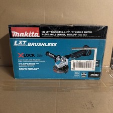 Makita XAG26Z 18V LXT Cordless Angle Grinder - Black/Blue brushless