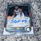 Cam Ward Chrome Auto #CPA-CW /499 2025-26 Topps Bowman Basketball