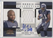 2010 Threads Rookie Collection Materials Signatures 1/25 Golden Tate Auto 0v1