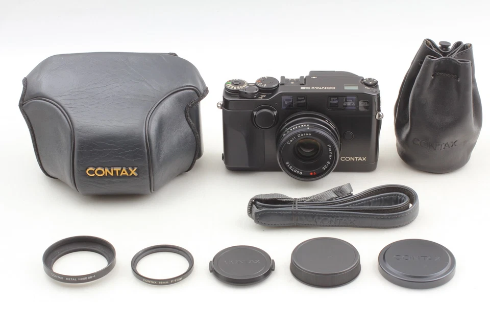 [COMO NUEVO con Estuche] Cámara telémetro Contax G2 negra + Planar 35 mm f2 de JAPÓN Foto 2 de 4