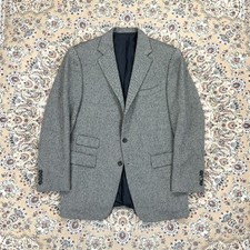 Ralph Lauren Purple Label Cashmere Herringbone Blazer Italy Made 38R