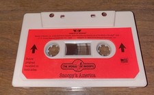 Worlds of Wonder Talking Snoopy Snoopy's America Cassette Tape