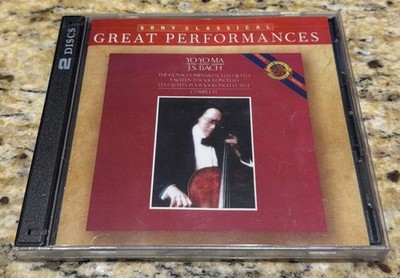 YO-YO MA J.S. BACH: THE 6 UNACCOMPANIED CELLO SUITES COMPLETE NEW SEALED 2-CD