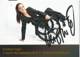 Kristina Vogel Radsport handsigniert