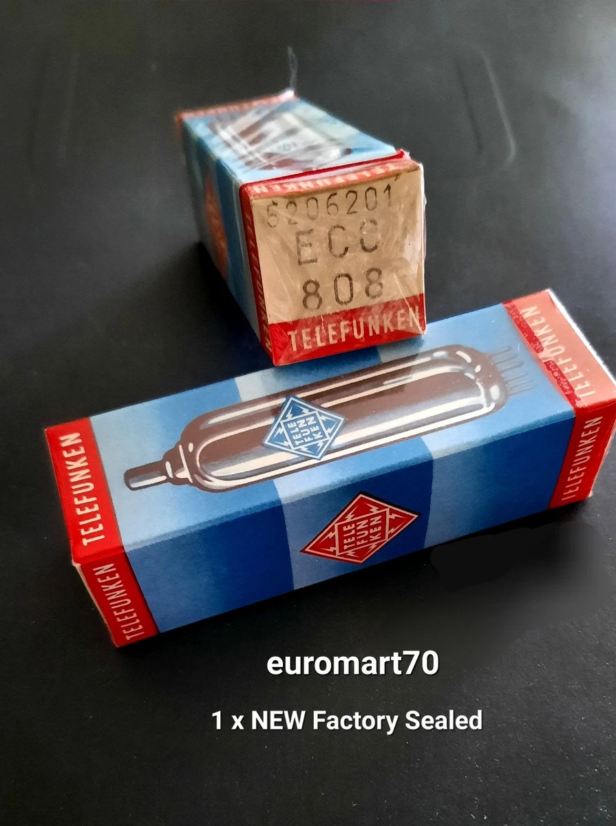 アンプ Telefunken ECC808 ECC808 / 6KX8 Telefunken NOS