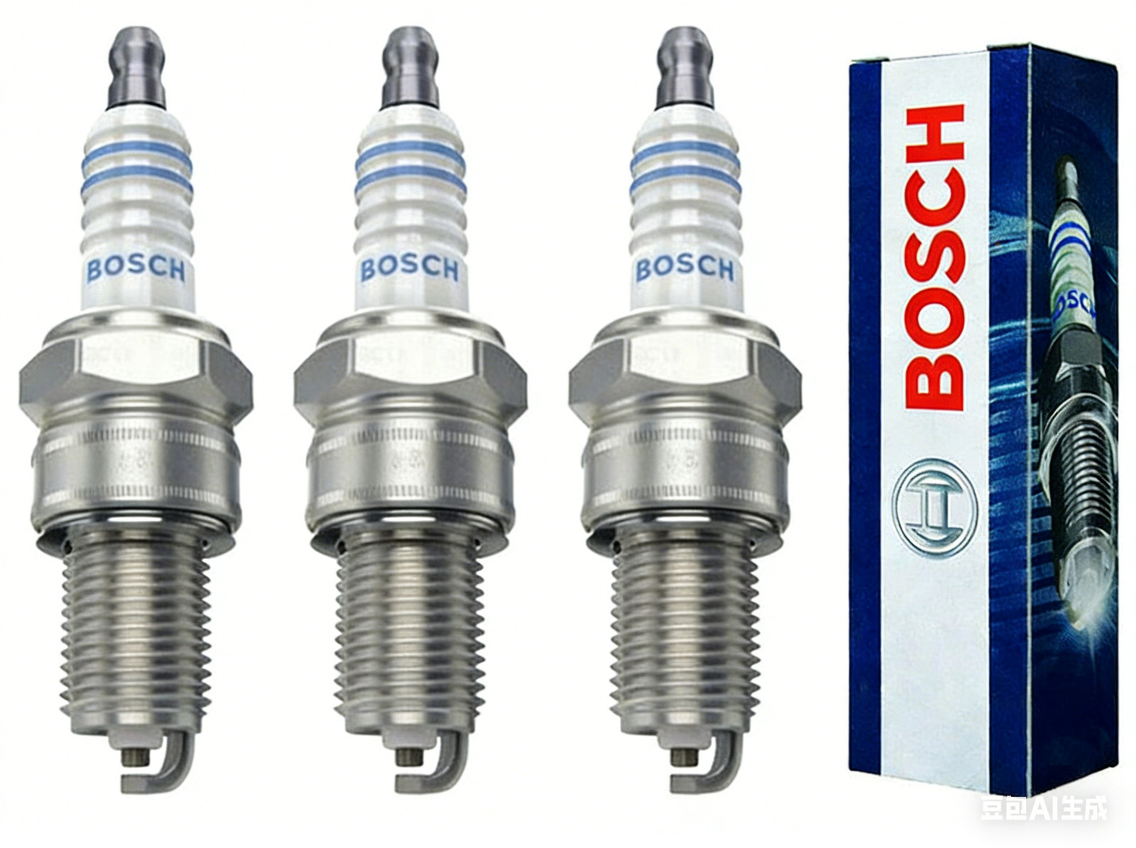 For Mercedes-Benz Platinum Super Plus Spark Plugs BOSCH OEM Germany SET OF 4