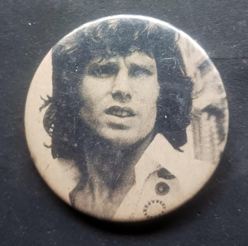 Jim MORRISON Music Rock PIN Button 2 1/4" Diameter