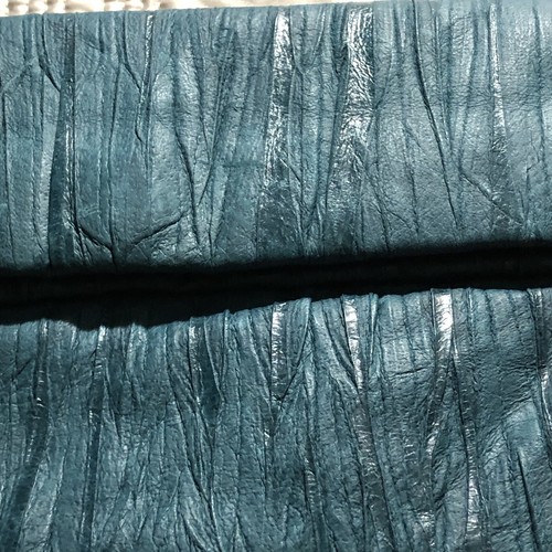 Nordstrom’s Teal Green Leather Foldover Clutch - Picture 2 of 10