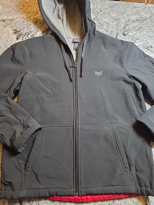 Everlast Softshell Jacket Boxing Men Size Medium Black Athletic Zip  H74