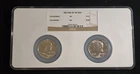 Proof End of an Era 1963 Franklin & 1964 Kennedy Half Dollar Set NGC PF 67