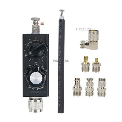 HamGeek Mini-ANT 20W QRP All Band HF Shortwave Antenna 5MHz-55MHz Tuned Antenna 